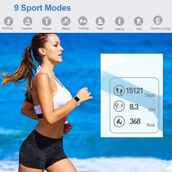 NEW Smart Watch Fitness, Heart, & Sleep Tracker - Picture 7 of 16